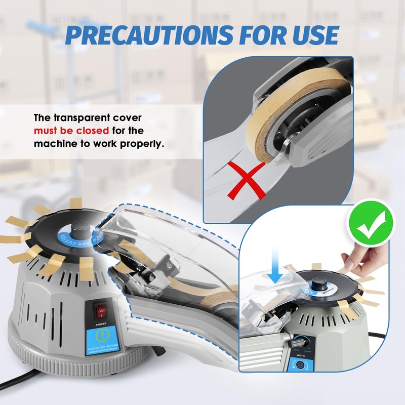 Frifreego Automatic Tape Dispenser Rotary Disc Tape Cutting Machine, 13-60mm