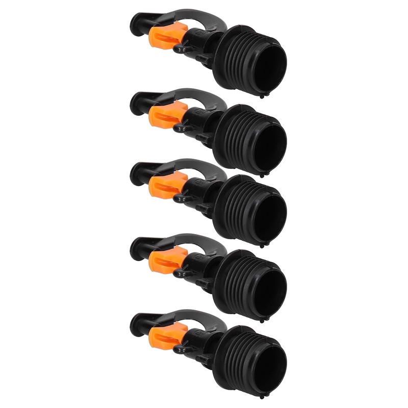 5PCS G1/2 Male Thread Rotating Sprinkler Head Misting Nozzle for