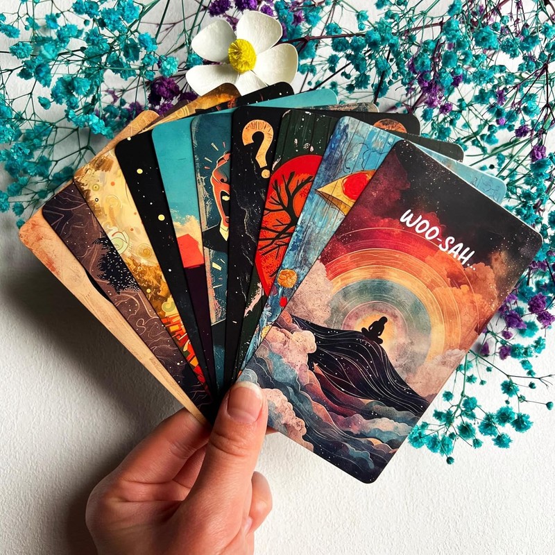LIGHTOF JUSTICE Life Happens Oracle Cards, Love Oracle Cards for