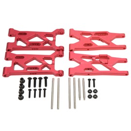 RC Front and Rear Lower Suspension Arm Replacement RC Accessories for LOSI Lasernut U4 1/10 Remote Control CarRed