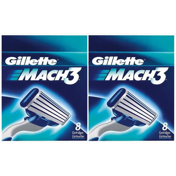 Gillette MACH3 Refill Cartridges-8 ct, 2 pk