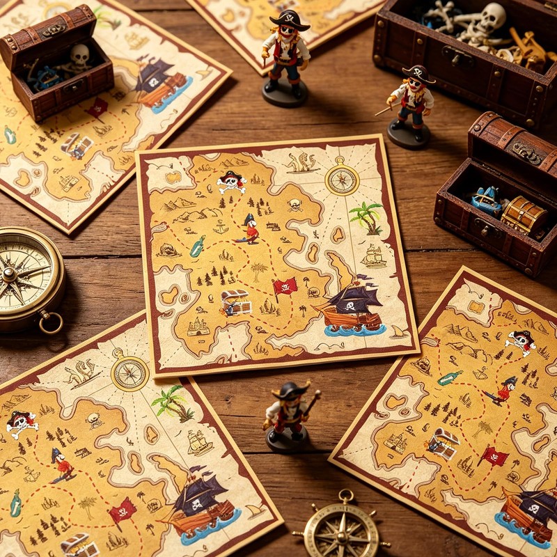 Yomover Pirata - Tovaglioli di carta per feste dei pirati