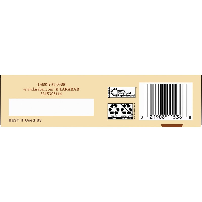 Larabar Chocolate Chip Cookie Dough, Fruit and Nut Bars, Gluten