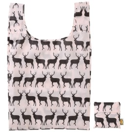 Marushin 6025009500 Eco Bag, Anorak Stag Eco Bag, Made of Recycled Polyester, Mother's Day, Birthday, Gift