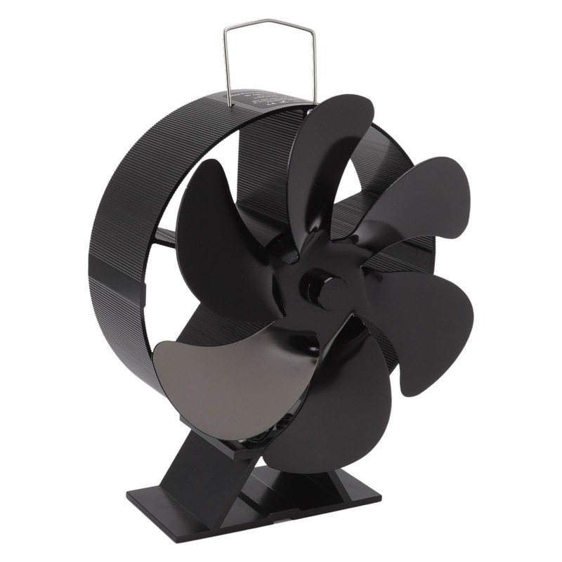 6 Blades Fireplace Fan Thermoelectric Module Wood Stove Fan Heat