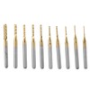 40Pcs Milling Cutter End Mill CNC Router Bit Flat Ball