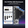ORICO M.2 40Gbps NVMe SSD Enclosure, Tool-Free USB C Adapter