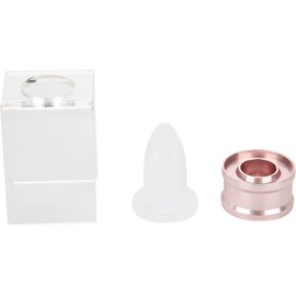 Tubo de lápiz labial aspiradora para bricolaje, lápices labiales caseros, diseño simple ABS + material de silicona para lápiz labial DIY juego de herramientas de fabricación
