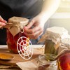 HOLIDYOYO 5pcs Mason Jar Press Tool with Mesh Helper Fermenting