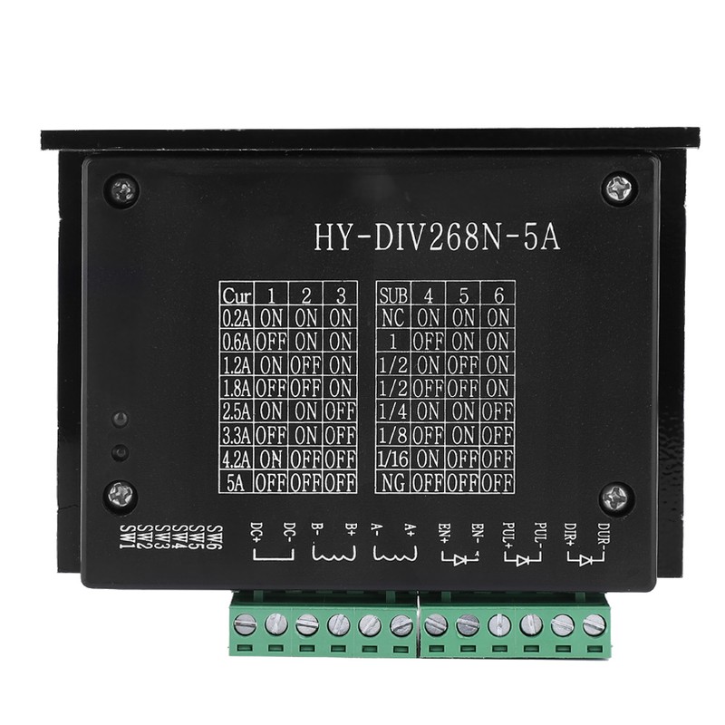 Hybrid Stepper Motor Driver Two Phase CNC Controller 0.2-5A TB6600