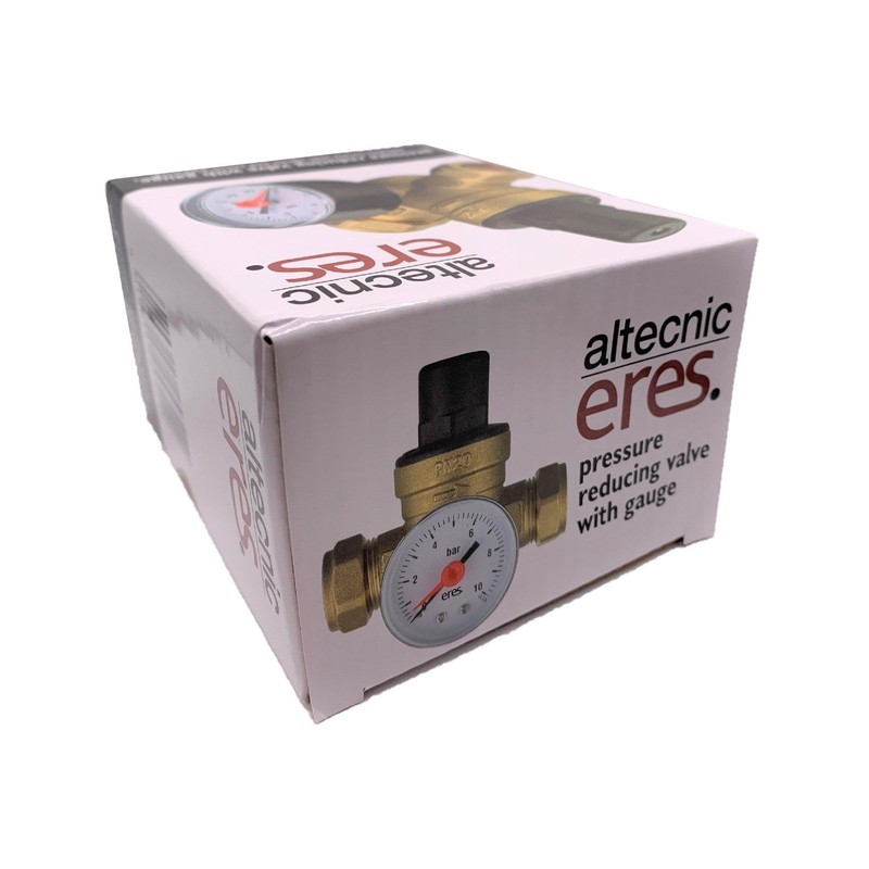 PRESSURE REDUCING VALVE WITH GAUGE 15 & 22MM ER-PRV1522