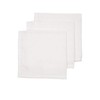Meyco Baby Burp Cloths - Plain White - 30 x