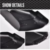 G-PLUS 1PC 42" Deflector Shield W/Mounting Hardware Chute Cover Black