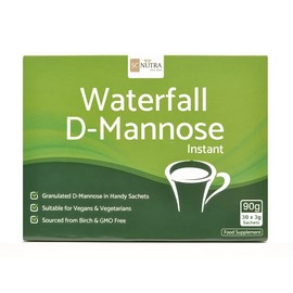 sc nutra Waterfall D-Mannose Powder Sachets (30 x 3g Sachets) XL Pack - D-Mannose sourced from Birch - Monthly Supply for Prevention - SC Nutra (Sweet Cures), Green
