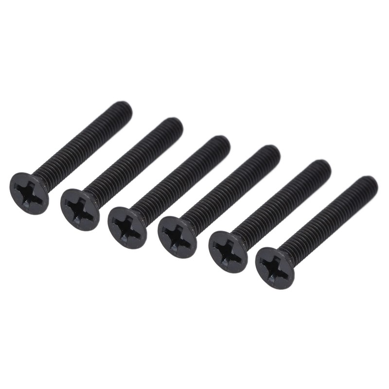 Pack of 50 M3 Countersunk Screws DIN 965 Black Galvanised