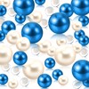 Blue White Vase Filler | 150PCS Pearls Bead for Centerpieces
