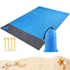 Picnic Blanket, Waterproof, Ultralight Beach Mat, Quick-Drying Beach Blanket, Sand-Free,