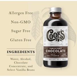 Cook's Pure Chocolate Extract 8 oz