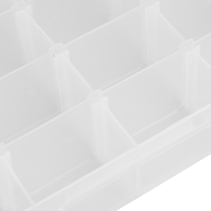 Embroidery Floss Organizer Box Milk White Cross Stitch Plastic Bobbins