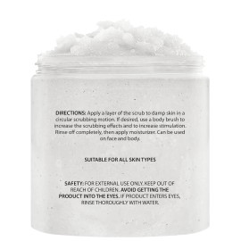 Brooklyn Botany Coconut Milk Exfoliating Salt Scrub Anti Aging Body Scrub For All Skin Types