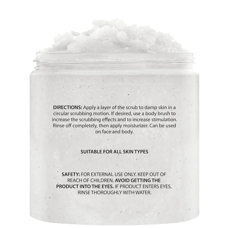 Brooklyn Botany Coconut Milk Exfoliating Salt Scrub Anti Aging Body
