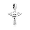 KunBead Jewelry Cross Charms Holy Bible Guardian Angel Wing Heart