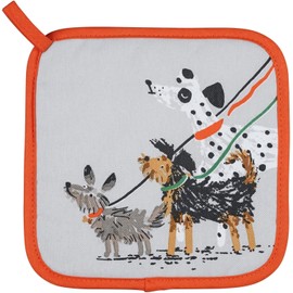 Ulster Weavers - Dog Pot Mat/Pot Holder (21 x 21cm) - 100% Cotton - Cotton Trivet with Dogs - Dog Print Pot Mat - For Hot Pan Mat - Trivets for Hot Pans - Dog Kitchen Accessories - Dog Lovers Gifts