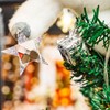Snowman Christmas Tree Topper, 11 Inch Poseable Handmade Snow Monster