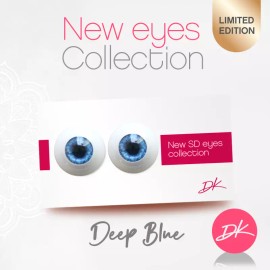 Smart Doll Eyes Glastic Classic 16mm eyes for 1/3 or 1/6 BJD Doll in Aqua Blue