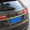 Front Grill Rear Tailgate Smoked Black Emblem Cover Trim Compatible