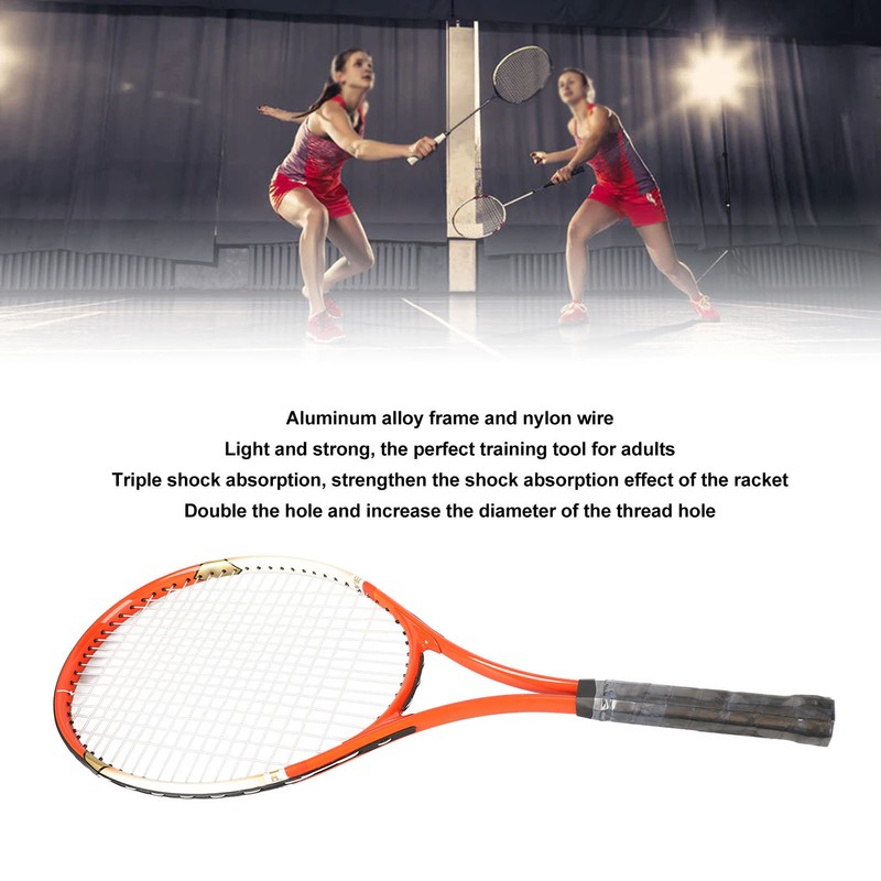 REGAIL Adult Tennis Racket 27in Aluminum Alloy Lightweight Recreational Racket