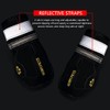 QUMY Dog Boots Waterproof Shoes for Dogs with Reflective Strips