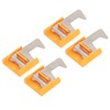 4PCS Industrial Electrical Lock Galvanized A3 Steel and PA Rotary