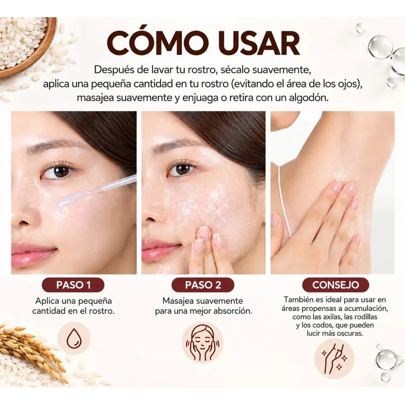 Dr.melaxin Peel Shot Glow - Ampolla Exfoliante De Arroz 80ml