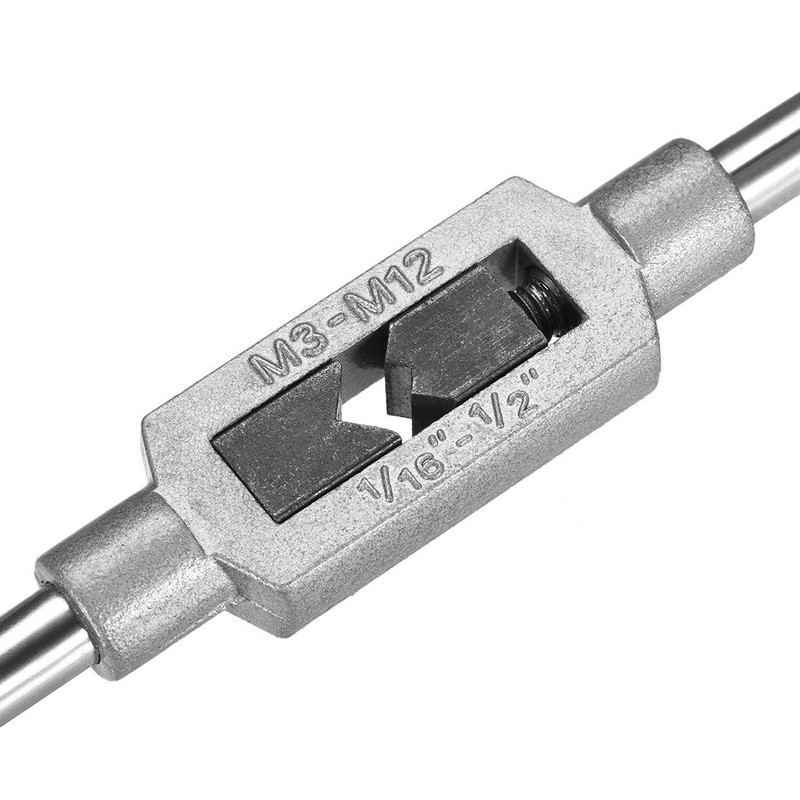 uxcell Adjustable Tap Wrench Handle, for Metric M3-M12 W1/16-1/2 Taps,