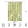 Tybraf Grass and Flowers Shower Curtain for Bath Transfer Benches,Floral