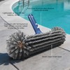 Heavy Duty Pool Brush Head, Premium Nylon Bristles Non-Abrasive Cleaning,