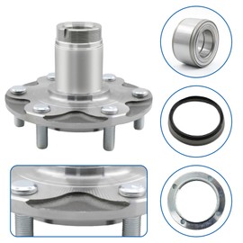 710571 Front Wheel Hub Wheel Bearing Kit, Compatible with Toyota Sequoia Tundra 4Runner 4 Runner 1996-2007 2WD Only, 1999-2004 Toyota Tacoma Prerunner 2.7L or 3.4L(Will NOT Fit 4WD)