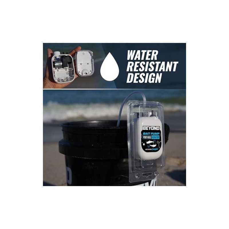 Beyond Bait Pump Portable Live Bait Aerator - Long Lasting