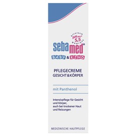 SEBAMED Baby & Kind Pflegecreme Gesicht & Körper, pflegt zarte Kinderhaut intensiv, auch bei trockener Haut und Reizungen, 75 ml (1er Pack)
