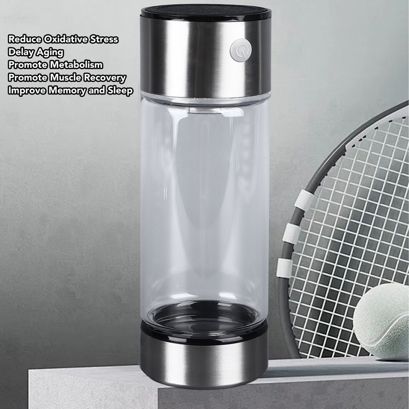 Hydrogen Rich Water Bottle USB Charging 420ml Portable Alkaline Water