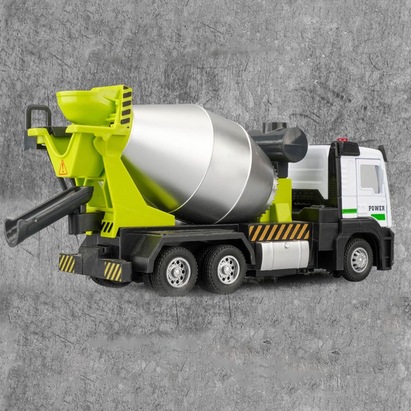 Cement Mixer Toy Truck 1:32 Alloy Pull Back Design Construction