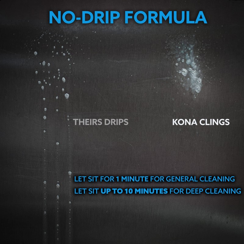 Kona Best Grill Cleaner Concentrate for Outdoor Grill
