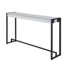 Holly & Martin Macen Console - Black with Distressed White