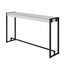Holly & Martin Macen Console - Black with Distressed White