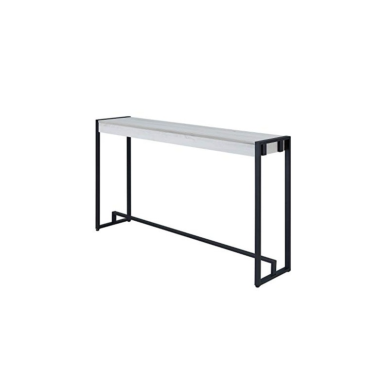 Holly & Martin Macen Console - Black with Distressed White