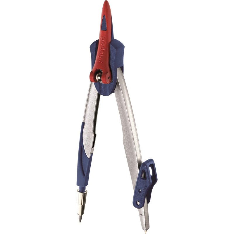 Maped 4 Piece Drive Set with Ruler 30 cm, Protractor