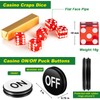 Leyndo Craps Tabletop Game Set, Includes 35" x 70" Rubber