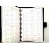 Blue Sky Pro Notes Black Notebook / Planner Faux Leather