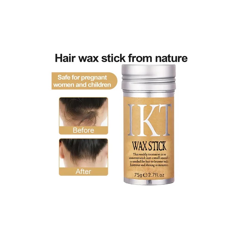 Barra De Cera Fijadora Para Cabello Dañado Ikt 75g